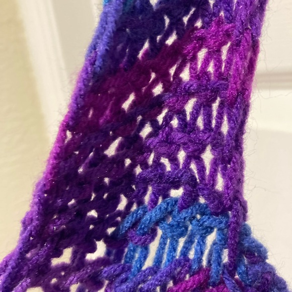 5 for $10: HANDMADE Crochet Bag approx 7” x 14” - Picture 4 of 5